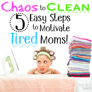 Does your home feel like the aftermath of a natural disaster making you want to crawl back into bed! Here are the 5 steps I usually take to take my house from chaos to CLEAN so I can function again!