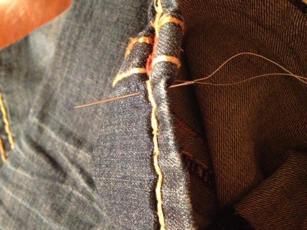 How to Hem Your Pants by Hand and Keep the Original Stitching ...