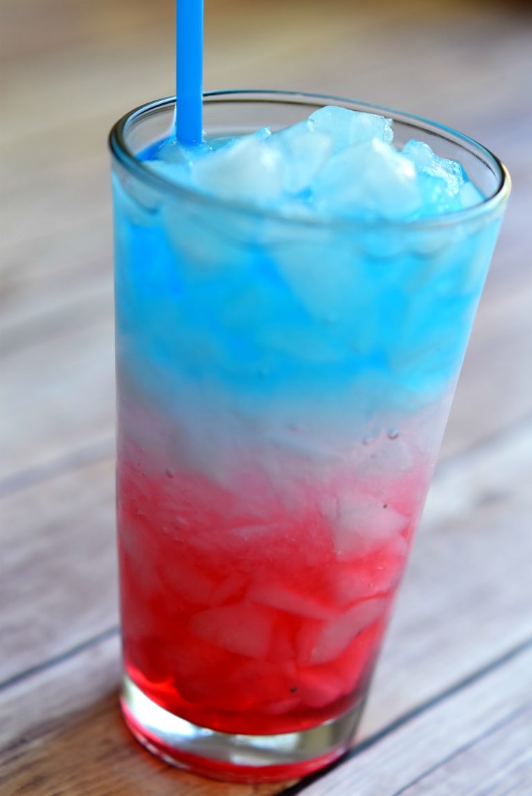 4th of July Layered Drink - Uplifting Mayhem