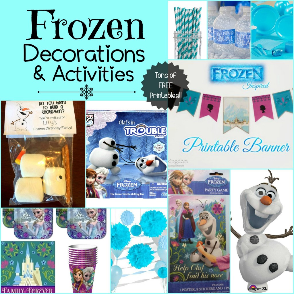 DIY Party Mom: Olaf the Snowman Cupcake Topper Printable