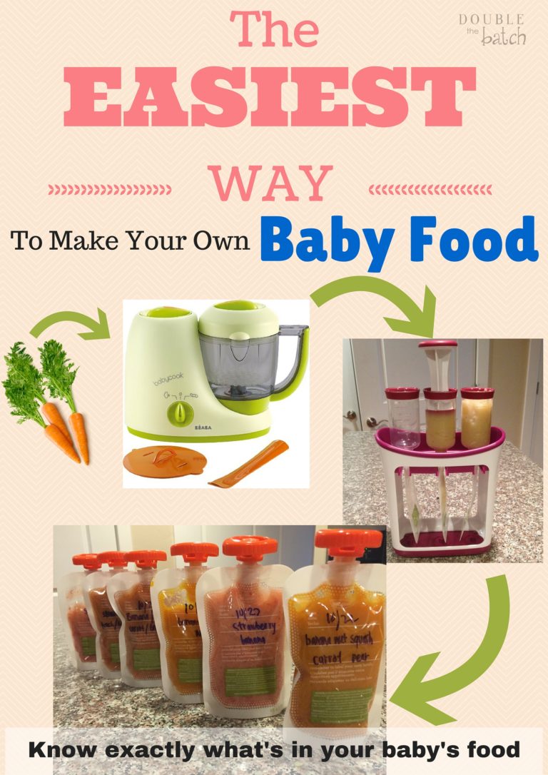 The Easiest Way to Make Your Own Baby Food - Uplifting Mayhem