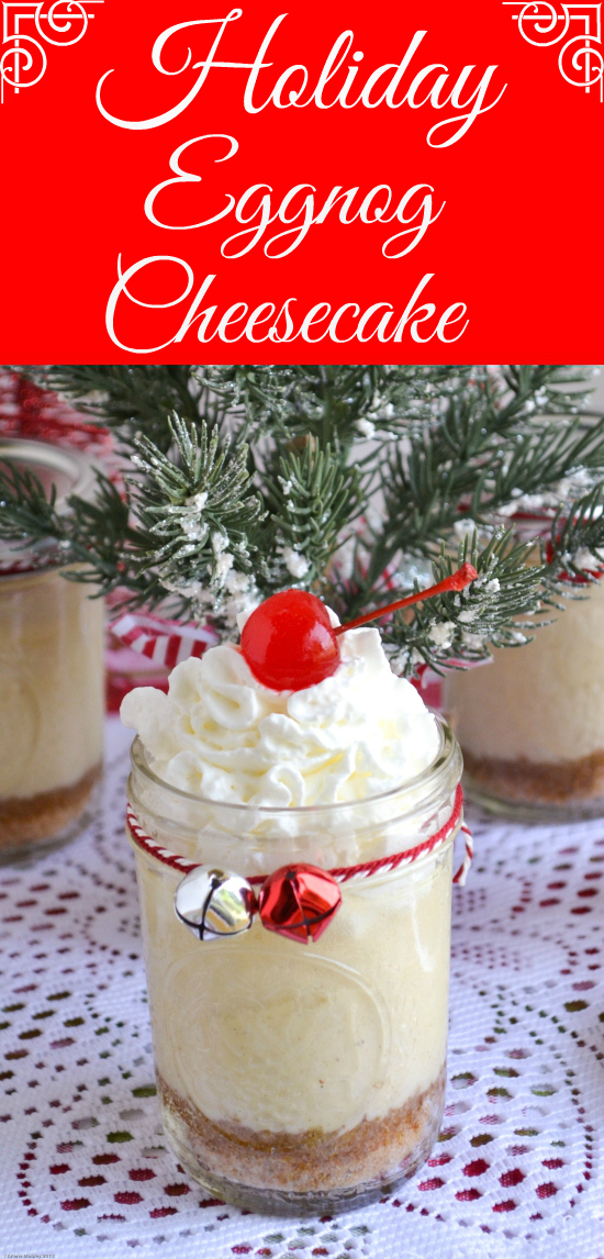 Holiday-Eggnog-Cheesecake-in-jar - Uplifting Mayhem