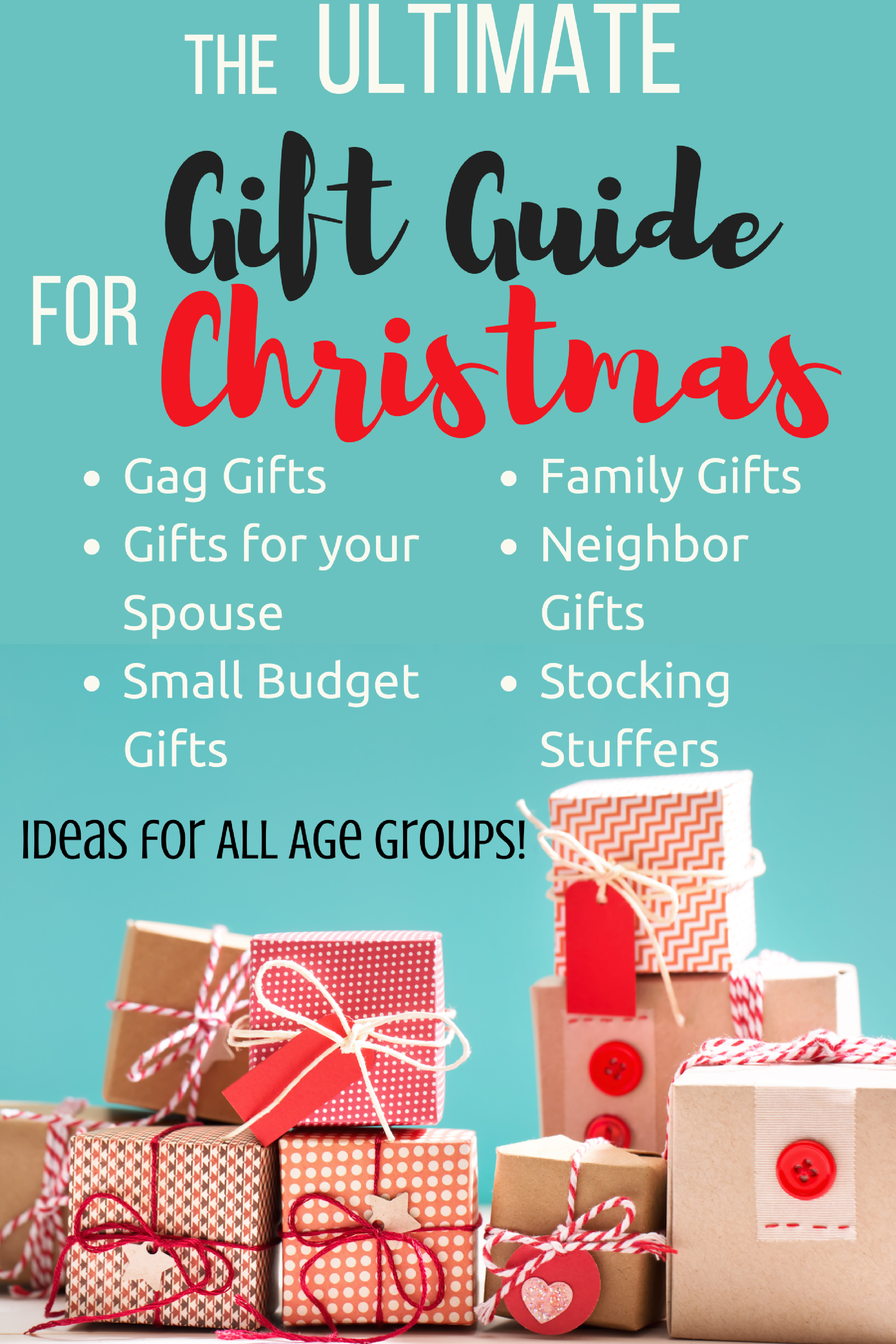 The ultimate gift guide for christmas Ideas for all ages! Uplifting