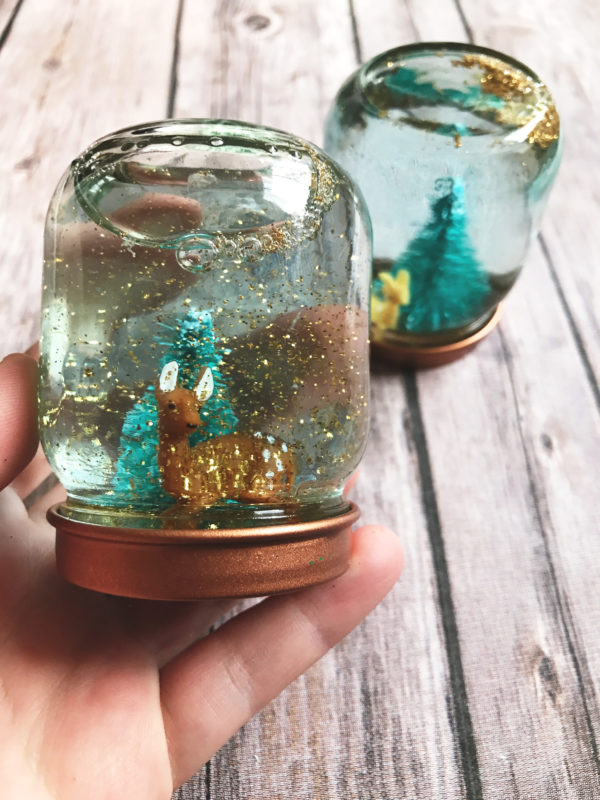 DIY Mini Snow Globes With Printable Gift Tag Uplifting Mayhem