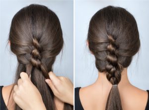 Twisted Braid: Simple hairstyle for school Tutorial