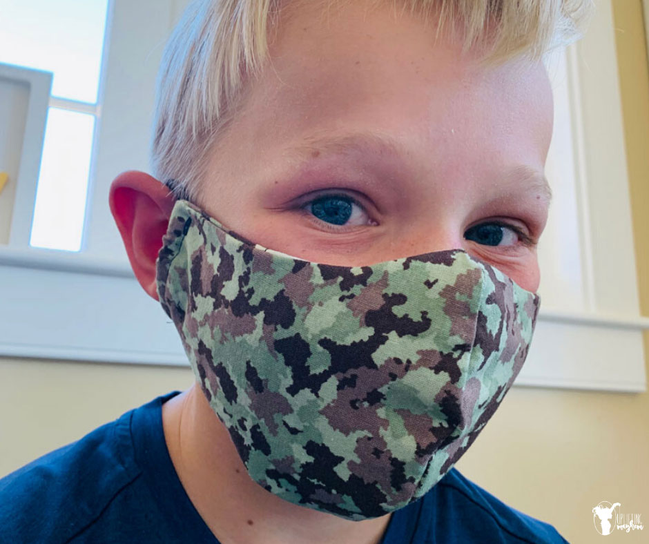 DIY Face Mask Pattern FOR KIDS Uplifting Mayhem